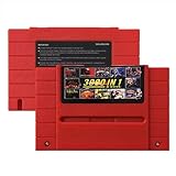 Retro 16-Bit Game Cartridge for SNES & Super Famicom, 3000-in-1 Flash Card with 8GB Pre-Loaded Mini SD Card, Classic Gaming Compatible