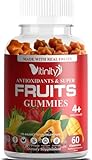 VITINITY Made with Real Super Fruits Delicious Gummy Supplement,Men,Women & Kids(60 Chews),9 Superfruits,Fruit & Herbs,Superfruits Vitamins,Non-GMO,Pectin-Based,Gluten-Free,No More Pills-30 Day Supply