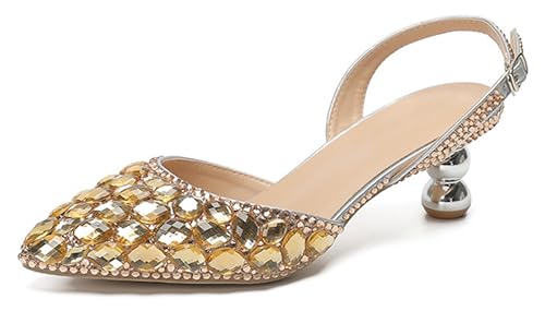 Escarpins de mariage confortables parfaits pour la mairie et la soirée talon 5 cm champagne