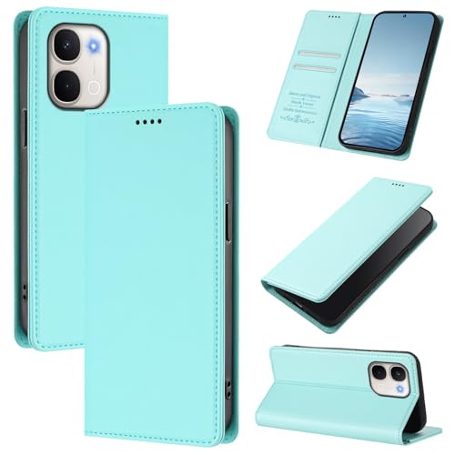 �X�}�z�P�[�X �Ή��@�� for Vivo Y500i / Y31d / Y51 Pro/iQOO Z11x / T5x �X�}�z�P�[�X�y�J�[�h�z���_�[�E�E�H���b�g�E�}�O�l�b�g�o�b�N���E�t���b�v�E�X�^���h�@�\�t���zMint