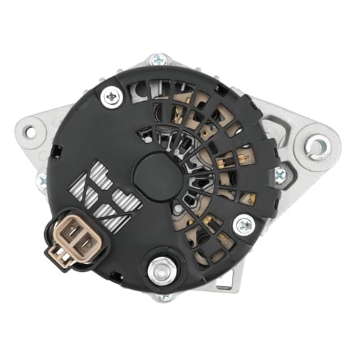 Image of PHILTOP Alternator Compatible With 2006-2009 Accent, Rio, Rio5, Tucson | 2005-2010 Sportage, 2004-2007 Tiburon, Spectra 2 prong connector; 90 Amp; Valeo Unit 11011N 12V CW 4-Groove Pulley