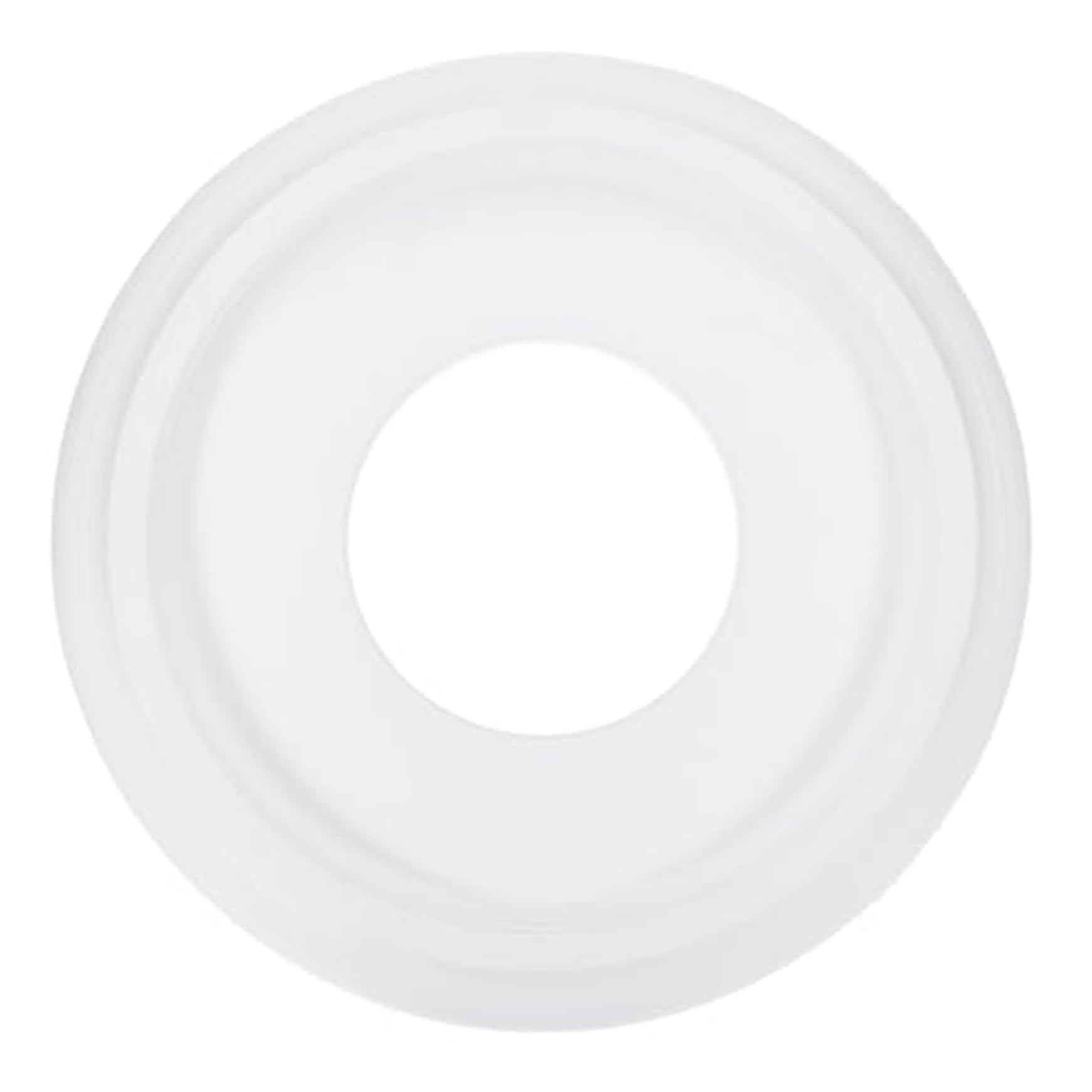 Perodlly Specifications: Outer Diameter 25Cm, Inner Diameter 10Cm, White Ceiling Medallion, Ceiling Medallion For Light Fixtures, 9.84 Inch Outer Diameter Decorative Base For Chandeliers & Fans (1 Pack)..