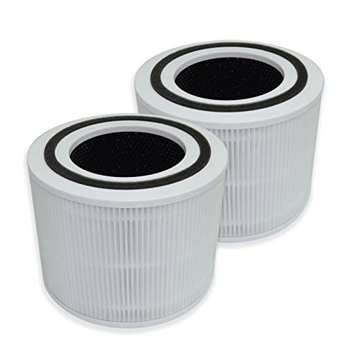 Filtre HEPA Calmyst CAA-225 PUREBURG charbon actif lot de 2 pour purificateur d'air