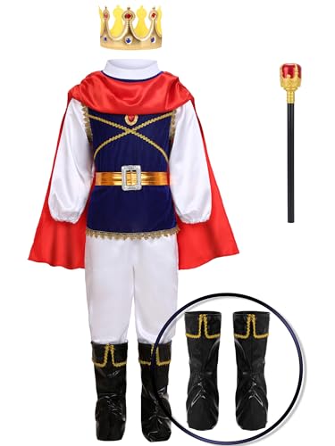 Disfraz de Principe Azul para Niños 6-7 Años miniatura 3