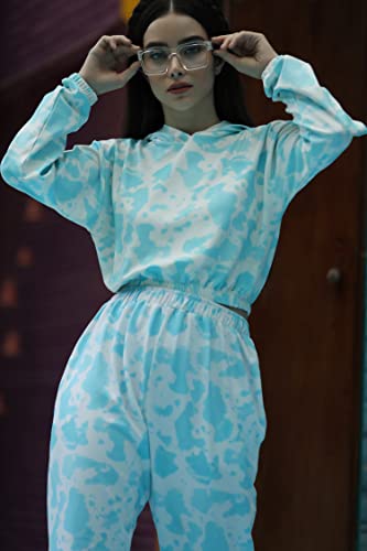 Image of GRECIILOOKS Co Ord Set for Women | Co Ord Set for Women Stylish |Printed Lycra Co Ord Set for Women | Travel Co Ord Set for Women | Full Sleeve