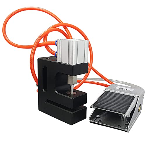 Pneumatic Round Hole Puncher BOPP Plastic Bag PP Film Bag Punching Machine (3.0MM, with Foot Switch)