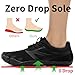 Grand Attack Barefoot Shoes Women Wide Toe Box Zero Drop Wrestling Weightlifting Gym Fitness Shoes Breathable Lightweight All Black Size 10.5-11