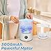 Mini Underwear Washing Machine - 2L Small Clothes Portable Washer Rechargeable Cordless Laundry with 3 Modes for Bra,Underwear,Socks & Travel,Apartment,Dorm,RV,Hotel Use