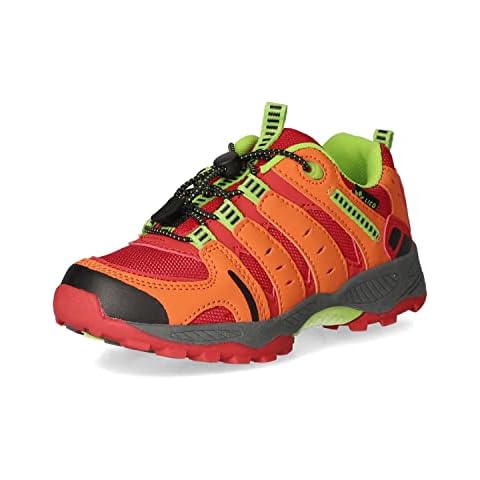Lico Fremont, Zapatillas Unisex niños, Rojo/Naranja/Limón, 27 EU con suela TPR estable Cover