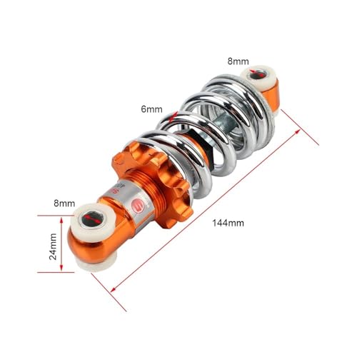 Amortisseur 125mm 400LB ressort mécanique de remplacement pour quad 49cc