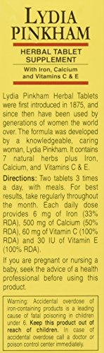 Productos Para La Menopausia, menopausia tabletas Marca Lydia Pinkham (2)