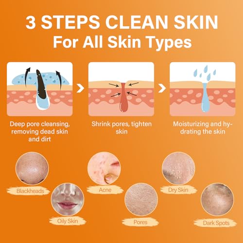 Ulluxe Turmeric Vitamin C Clay Mask, Brightening Hydrating Face Mask, Clay Face Mask Deep Cleansing Pores, Improves Dark Spots, Acne, Skin Care Facial Mask Tightens Skin thumb #3