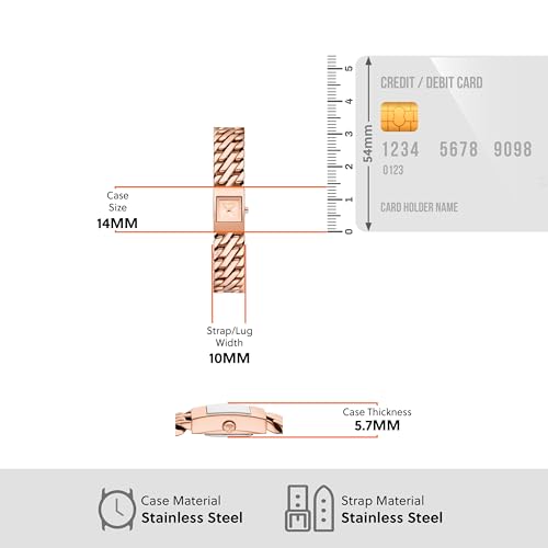 Image of Michael Kors Darrington Rose Gold Quartz Stainless Steel Watch MK4908