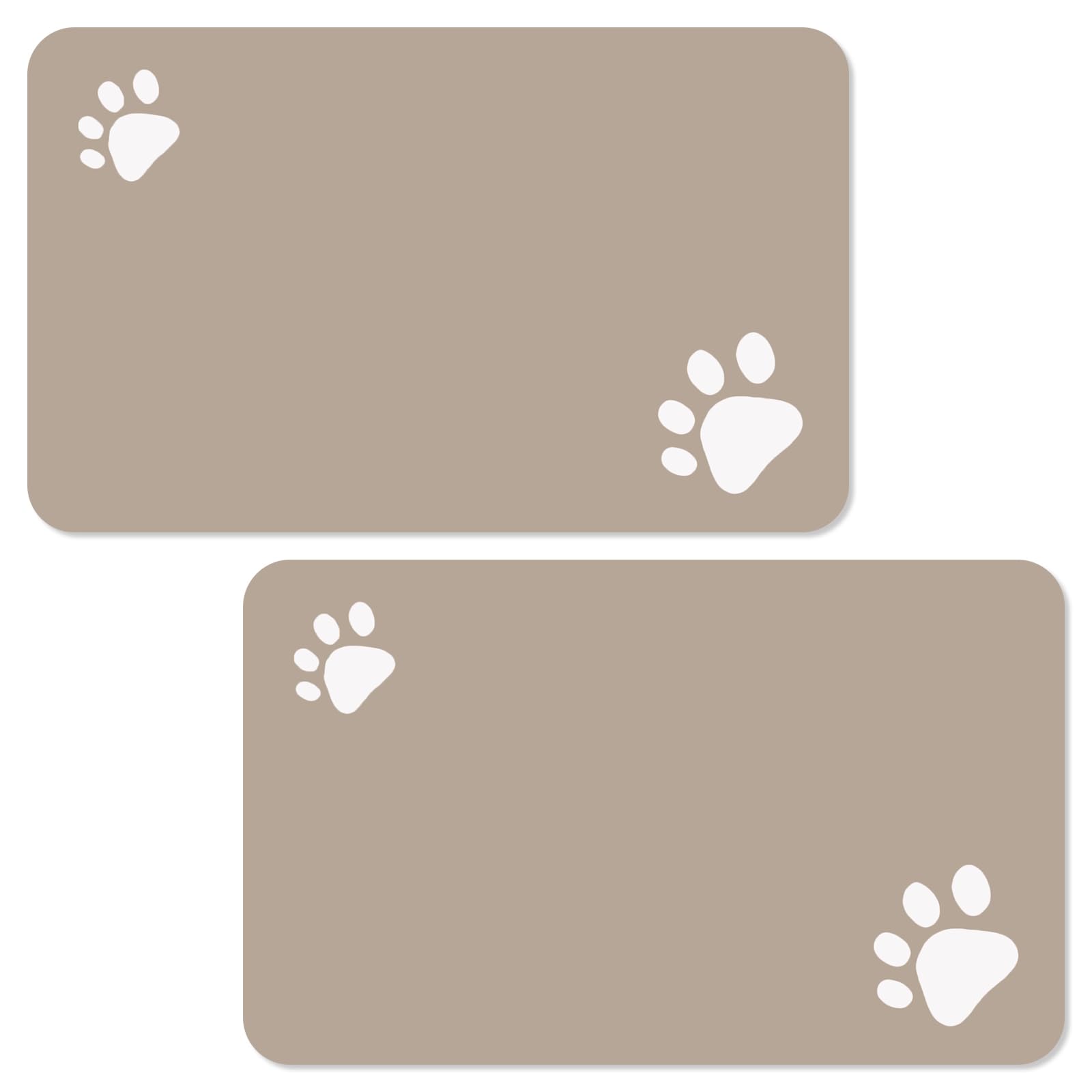 Amazon.co.jp: Flitzer ペットマット 食事マット 猫 犬 珪藻土 フィー