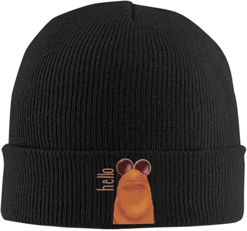 Casquette de baseball Hello Worm Hat en acrylique chaud pour automne hiver