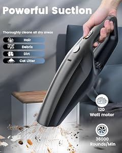 SERVOMASTER Handheld Vacuum Cordless, car Vacuum Portable Cordless — photo 2 of 6