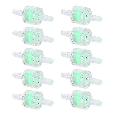 Filtro de tubo, 10 pcs ABS Verde Aquário Bomba de Água Tubo de Silicone Filtro de Tanques de Peixes