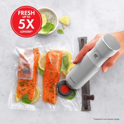 Image of ZWILLING Fresh & Save Handheld Food Saver Vacuum Sealer Machine for Easy Storage