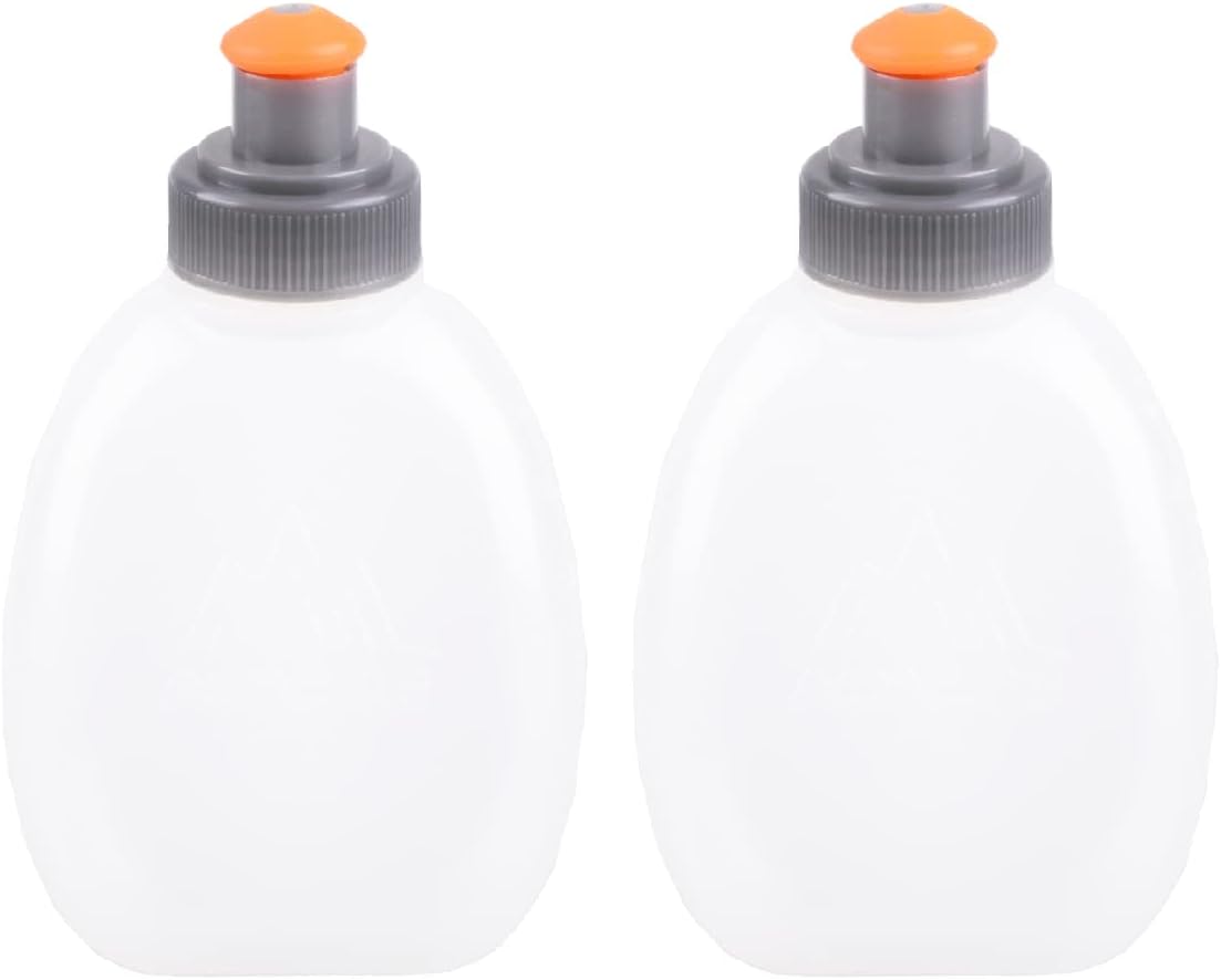 JEELADSoft Folding Water Bottles BPA-Free Leak-Proof Hydration Bladder Water Bladder TPU Soft Running Water Bottles Collapsible Flask Hydration Pack Vest Ideal for Running Hiking Cycling Outdoor