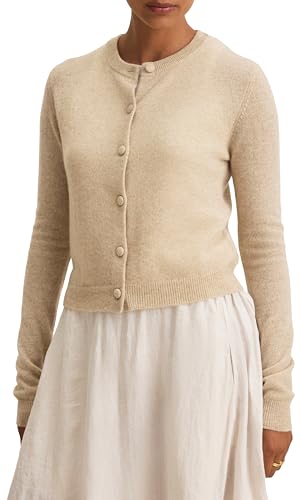 Velvet by Graham & Spencer Women's Chrichet Cashmere Cardigan Sweater by Cleo Wade