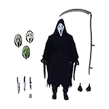 Caolun Scream Ghostface Ultimate （7In） Action Figure, Black