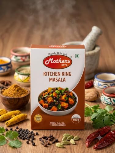 Image of MOTHERS SPPL Kitchen King Masala 100g Pack of 3 Premium Indian Spices Aromatic & Flavor-Rich Sabzi spice powder Daily Cooking Masala Multipurpose Curry & Indian Spice Mix