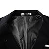 Black for Mens Fall Winter Velvet Work Office Form... #3