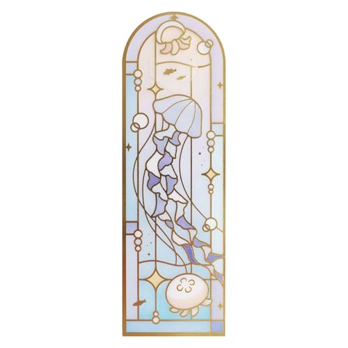 Amazon | 【SAIEN(サイエン)】透明しおり Jellyfish ブックマーク/読書