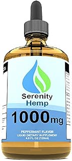 Serenity Hemp Oil for Pain & Anxiety - Relief for Stress, Inflammation, Sleep