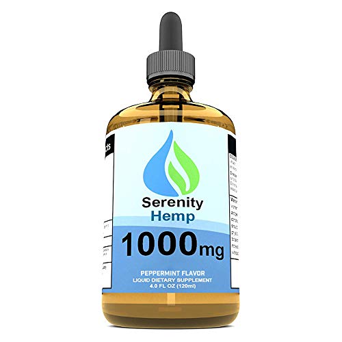 Serenity Hemp Oil for Pain & Anxiety - Relief for Stress, Inflammation, Sleep