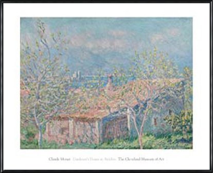 Amazon.co.jp: ポスター クロード モネ Gardener's House at Antibes