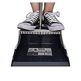 Soft & HeavyDuty escoba bristles_Dustpan Viene con la escoba de alta calidad con la construcción de cerdas que no absorberá el agua, vida más larga.