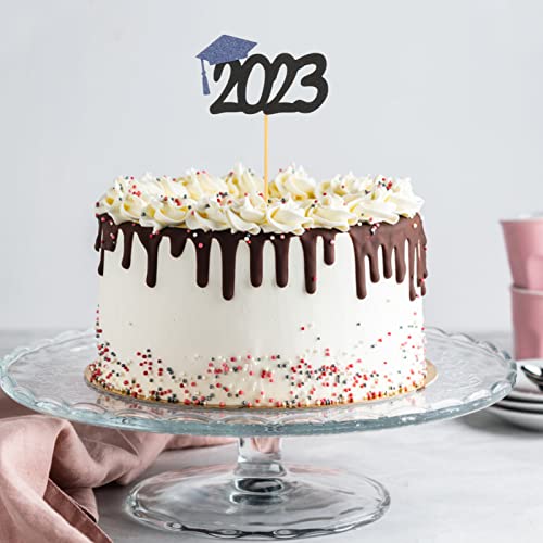 PRETYZOOM 20 Peças 2023 Chapéu De Solteiro Topo De Formatura Picaretas De Formatura Topo De Bolo Min