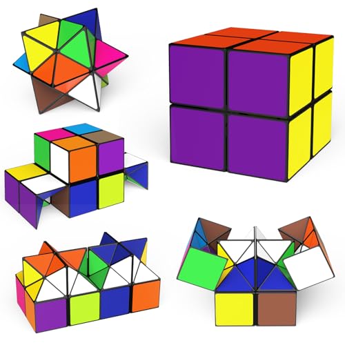 Star Cube Magic Cube Set, 2 in 1 Yoshimoto Cube for Kids and Adults, Toy for Boys and Girls Ages 8-12