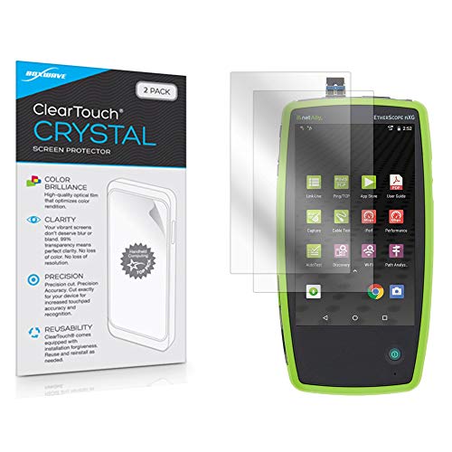 Protector de pantalla para NetAlly EtherScope nXG antirrayas ClearTouch Crystal lámina transparente