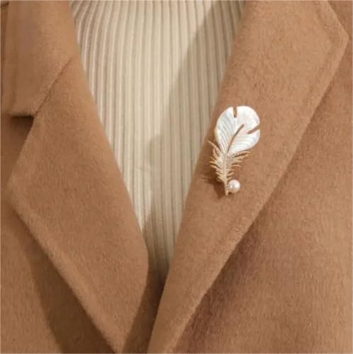 Épingles de col pour dames en cristal et perles de mariage délicates - 7