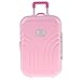 Produktbild Fenteer 1/6 Mini Koffer Gepäck Hartschalenkoffer Trolley Reisekoffer für Salon, Blythe, BJD Puppen - Pink