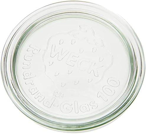 Weck - Szklanka szklana, okrągła krawędź, szkło, przezroczyste, 1050 ml, 6 sztuk
