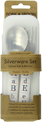 Sugarbooger Silverware Set, Vintage Alphabet