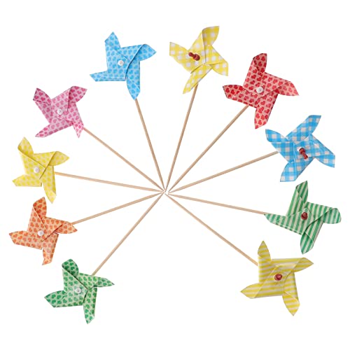 ABOOFAN 48 Pcs Cupcake Cupcake Cupcake Cupcakes de Cupcakes de Capotas de Aniversário Bolo de Vento