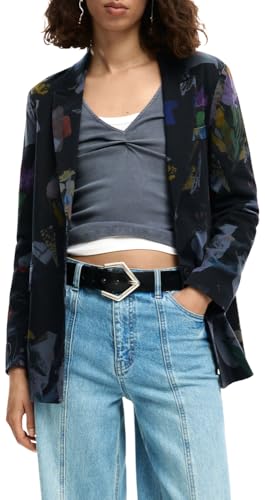 Desigual Collection américaine Femme Noir S - Vêtement tendance chic pour garde-robe moderne