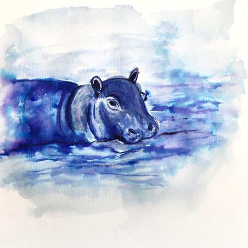 Image of Monteverde Jungle Fountain Pen Ink, 30ml, Hippo (Purple) | Animal-inspired fountain pen ink with bold color, smooth flow, and creative writing personality.
