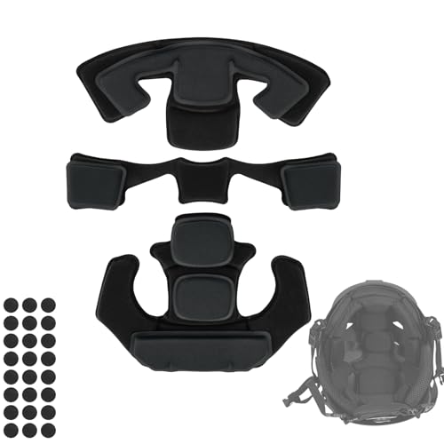 Helmet Padding Memory Foam Pad Compatible with ACH MICH Team Wendy FMA EXF Helmet - Protective Mat Padding Kit for Universal Tactical Airsoft Outdoor Cushions