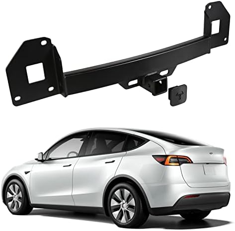 Tesla Model Y Tow Hitch Tow Hook Adapter Tow Hook Rear Trailer Ring Receiver Tesla Model Y 2020-2023 Accessories(Without Hook)