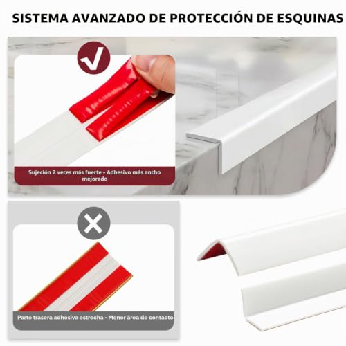 Moldura angular autoadhesiva de 60mm que repara imperfecciones y grietas en techos 3