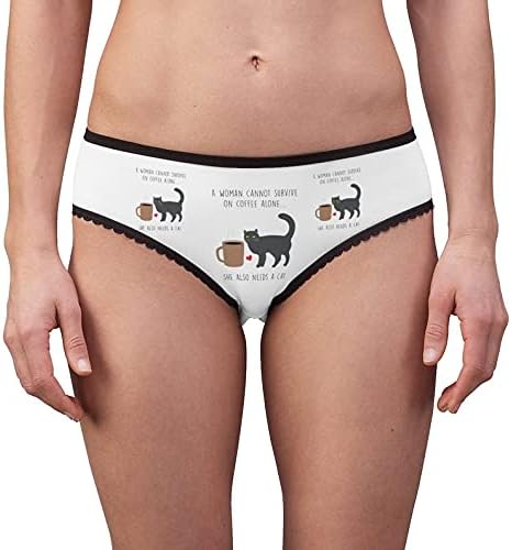 SpreadPassion A Woman Cannot Survive On Coffee Alone Panties, Underwear, Briefs, Cotton Briefs,