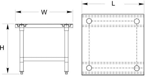 20"X20" Rice Cooker Stand ES-RC20