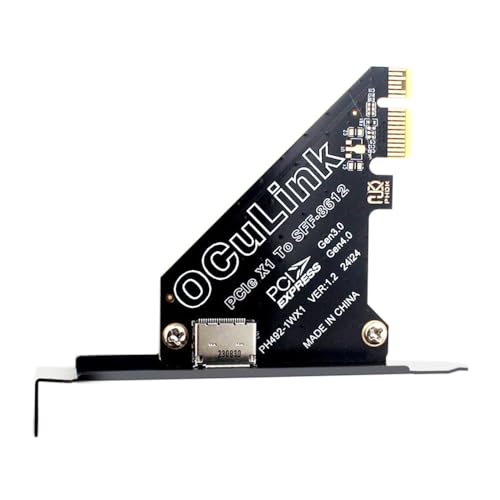 Adaptador NFHK PCI-Express 4.0 PCIE 1x a Oculink SFF-8612 SFF-8611 para Base de Tarjeta gráfica Externa SSD eGPU U.2