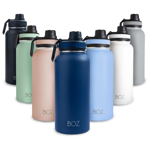 BOZ Borraccia Termica 1L Acciaio Inox Blu