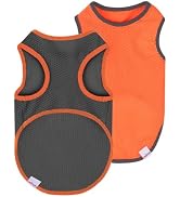 UNIPUP 2 Pack Cooling Shirts for Dogs, Lightweight Mesh Breathable Dog Shirt for Small Dogs Boy, ...